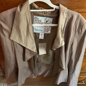 NWT Anthropologie - Tabitha blazer style open jacket size 12